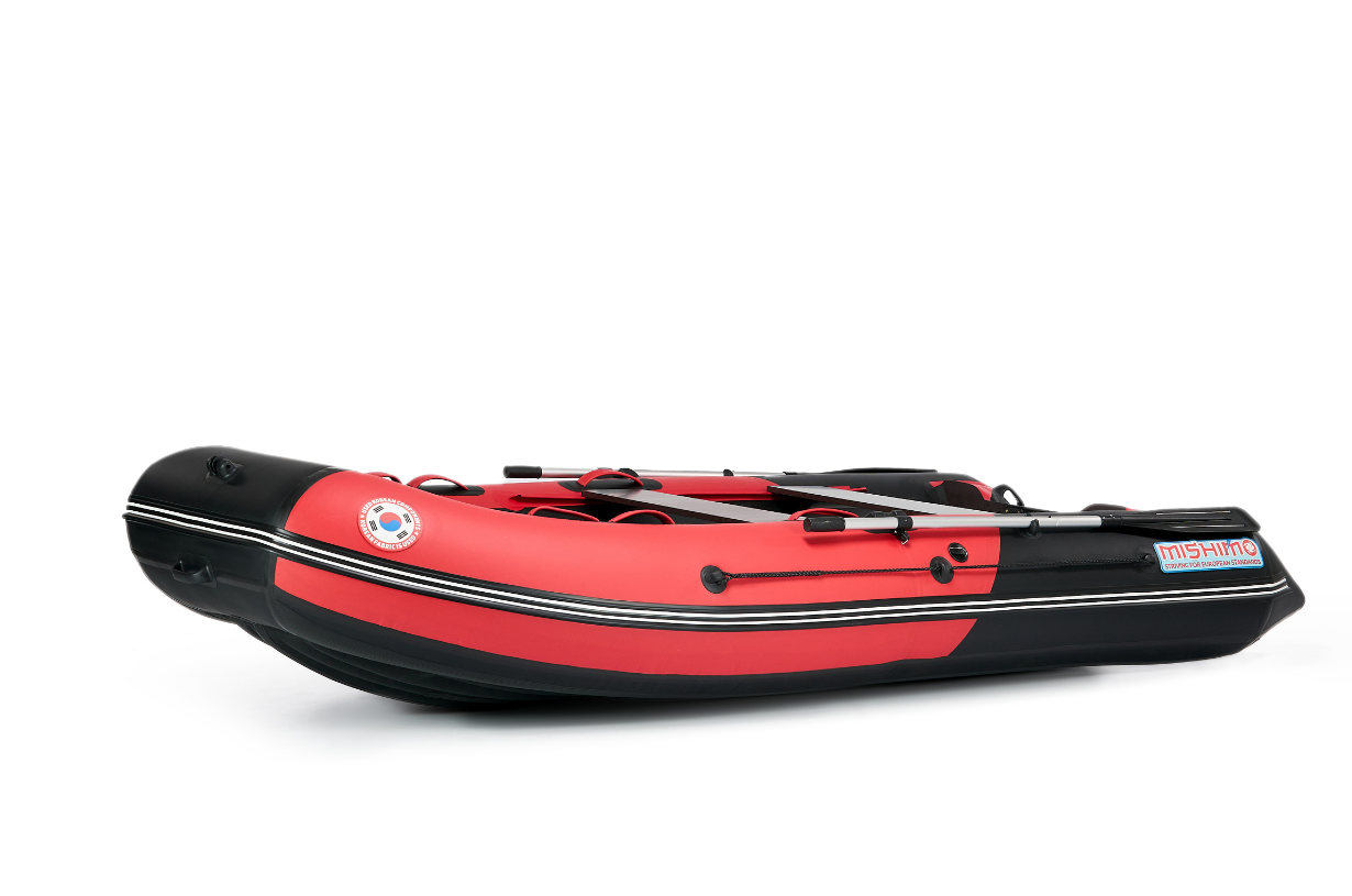 КОМПЛЕКТ ЛОДКА MISHIMO PRO 350 + ЛОДОЧНЫЙ МОТОР MARLIN MP 9.9 (15) AMHS PROLINE в Чите