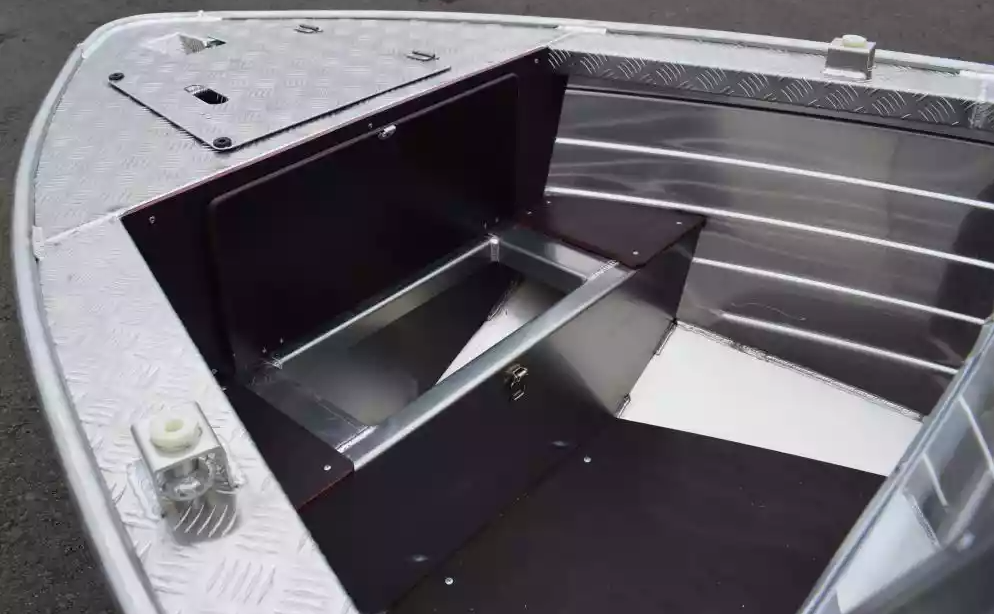 Алюминиевая лодка Wyatboat-390 DCM Увеличенный борт в Чите
