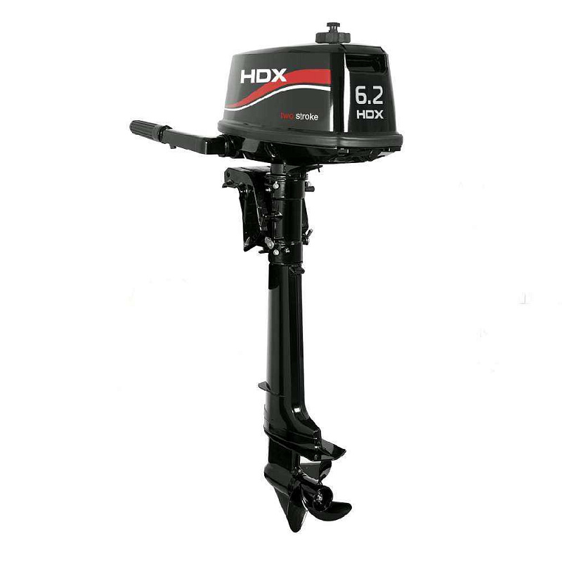 Лодочный мотор 2-х тактный HDX R series T 6,2 BMS (с топливным баком 12л) в Чите