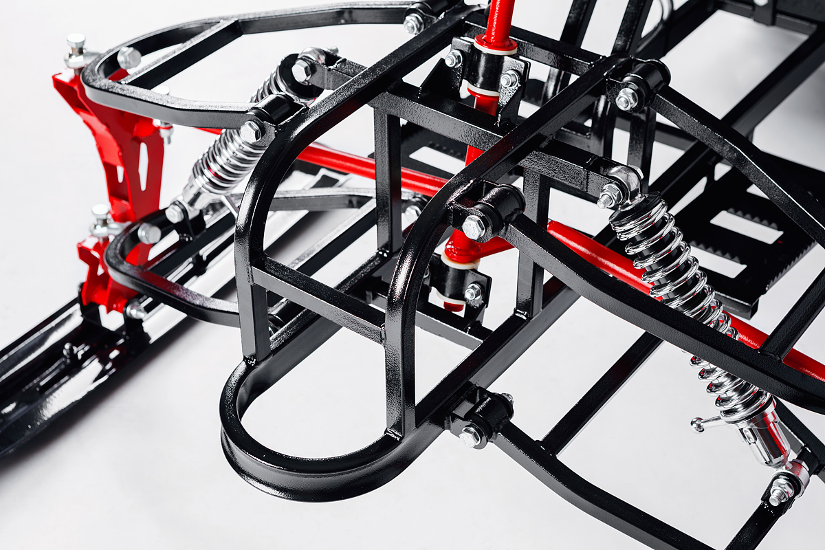 Лыжный модуль IKUDZO с подогревом ручек пластиковые лыжи в Чите