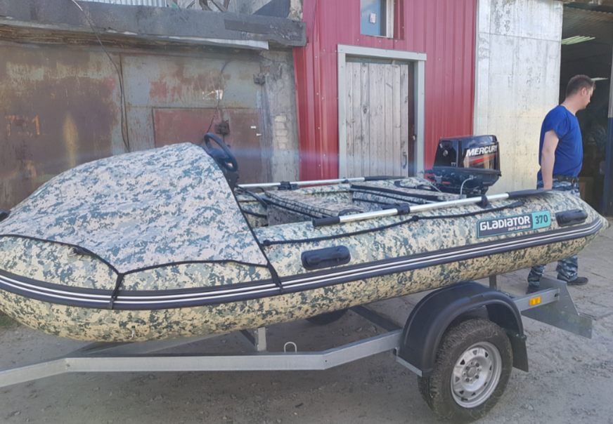 НАДУВНАЯ ЛОДКА GLADIATOR C370AL в Чите