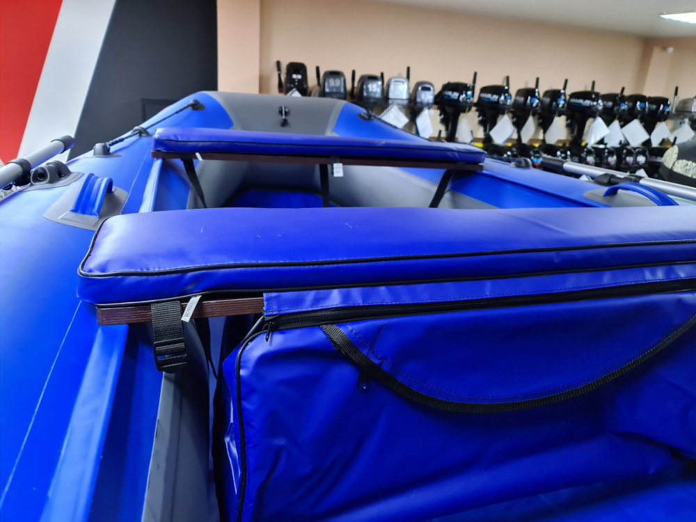 КОМПЛЕКТ МЯГКИХ НАКЛАДОК С СУМКОЙ ДЛЯ ЛОДОК 90Х20 СИНИЙ в Чите