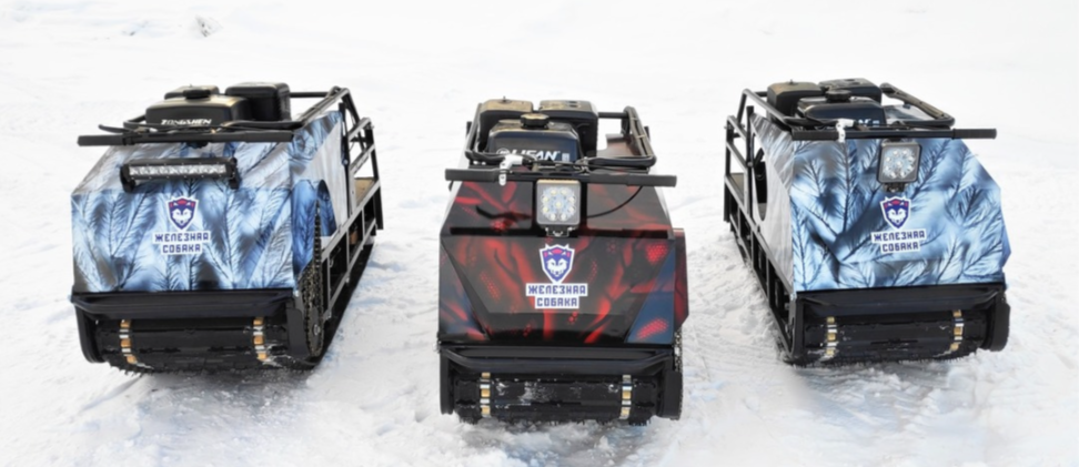 Мотобуксировщик Irondog (Железная собака) M500 9 Камуфляж Охотник в Чите