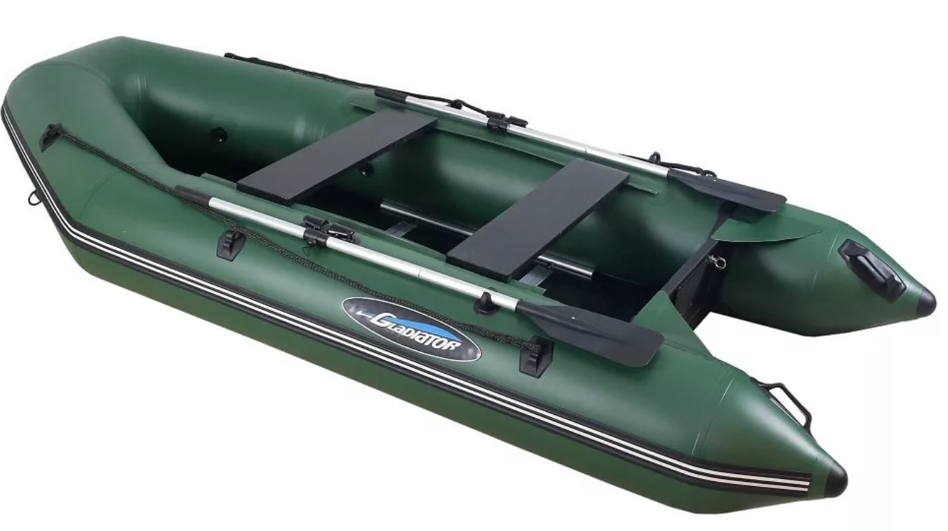 МОТОРНО-ГРЕБНАЯ ЛОДКА ПВХ GLADIATOR A 280 ТК С ФАНЕРНЫМ ДНОМ в Чите