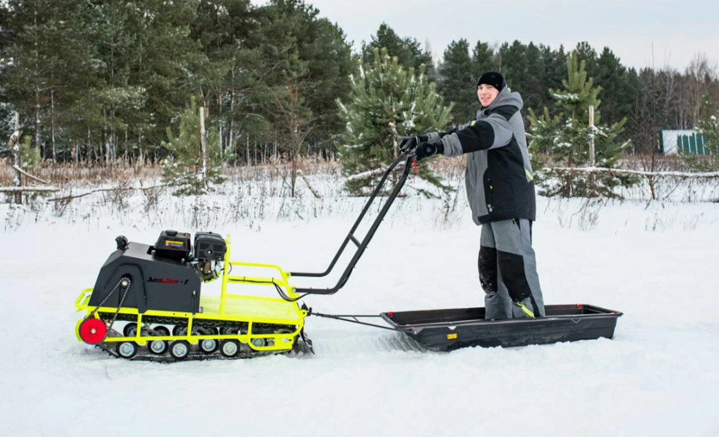 Мотобуксировщик Бурлак ХОЗЯИН-1 (капот металл) в Чите
