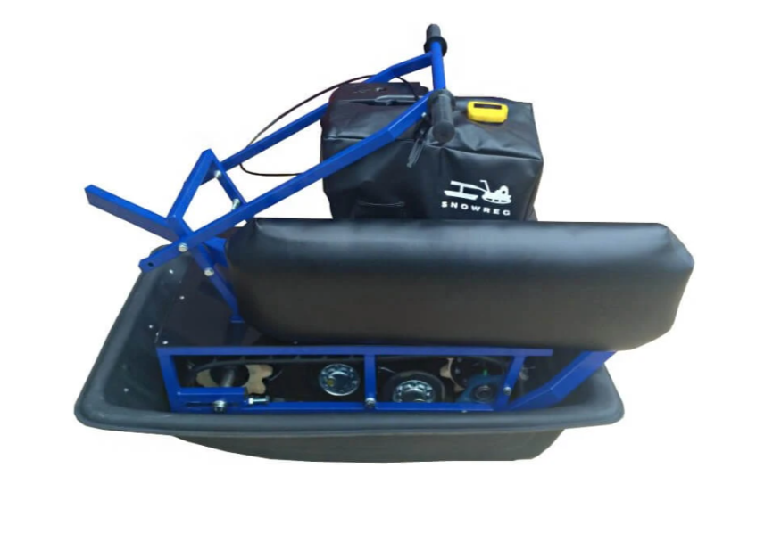 Мини-мотобуксировщик Альбатрос-М с фарой в Чите