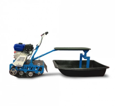 Мотобуксировщик НЕВА МС-1К с санями и сиденьем в Чите