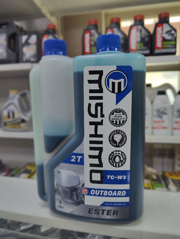 Масло MISHIMO 2T OUTBOARD (ESTER) полусинтетика 1 л в Чите