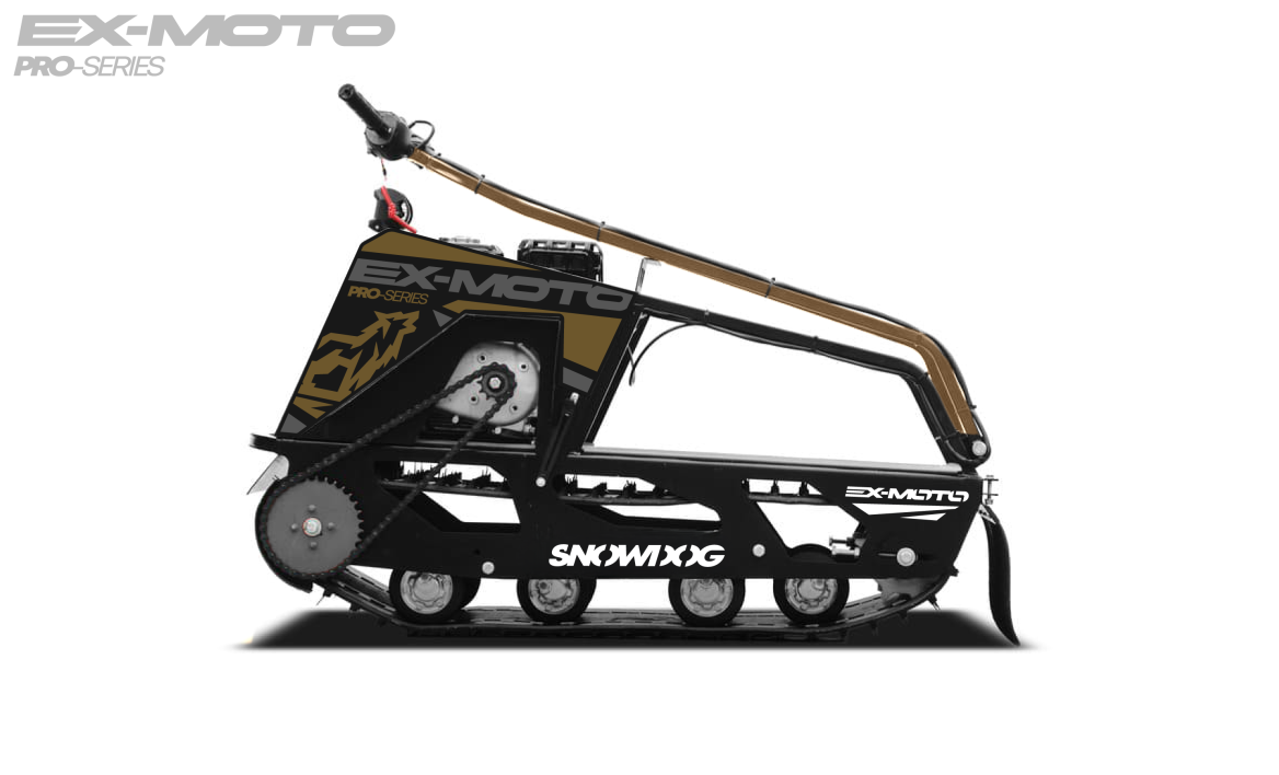 Мотобуксировщик EX-MOTO SNOWDOG S380 8л.с. в Чите