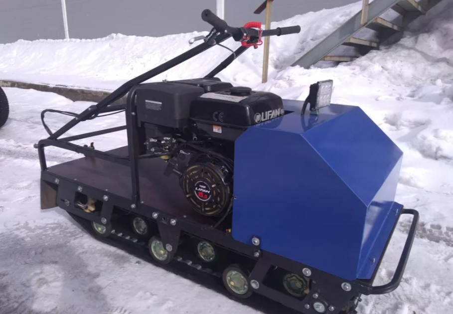 Мотобуксировщик AhtaR ЗИМА с реверсом (задний ход) в Чите