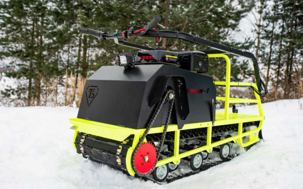 Мотобуксировщик Бурлак ХОЗЯИН-1 (капот металл) в Чите