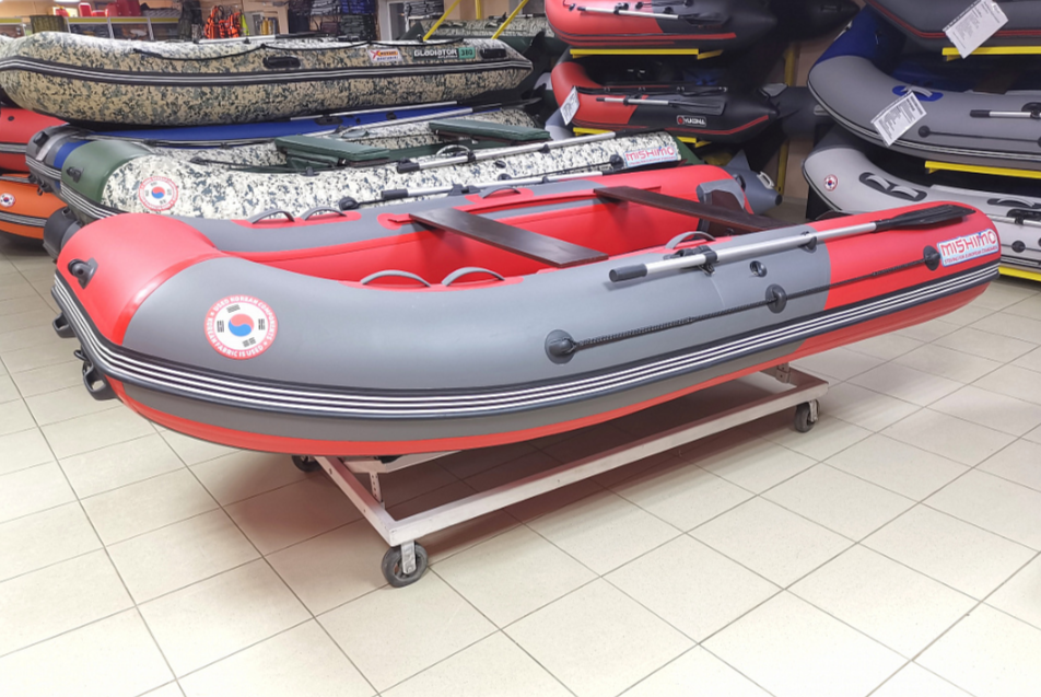 КОМПЛЕКТ Лодка MISHIMO PRO 350 + ЛОДОЧНЫЙ МОТОР MARLIN MP 9.9 (20) AMHS PRO в Чите