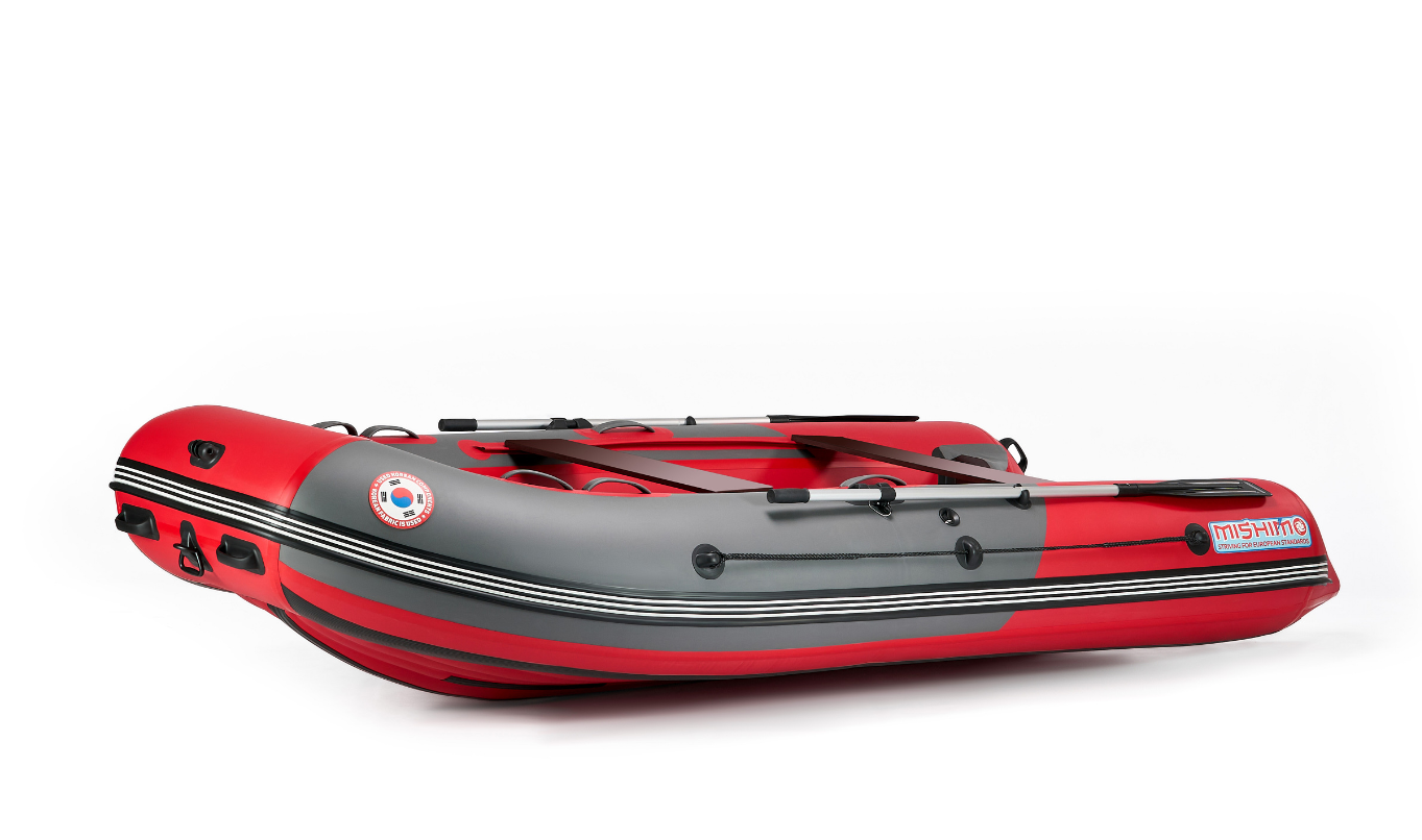 КОМПЛЕКТ ЛОДКА MISHIMO PRO 350 + ЛОДОЧНЫЙ МОТОР MARLIN MP 9.9 (15) AMHS PROLINE в Чите