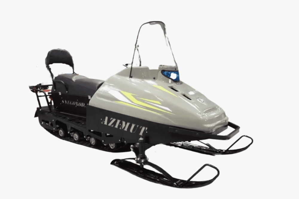 Миниснегоход Бурлак Азимут 20 л.с. , эл.запуск, реверс, тормоз гидравл, капот серый в Чите