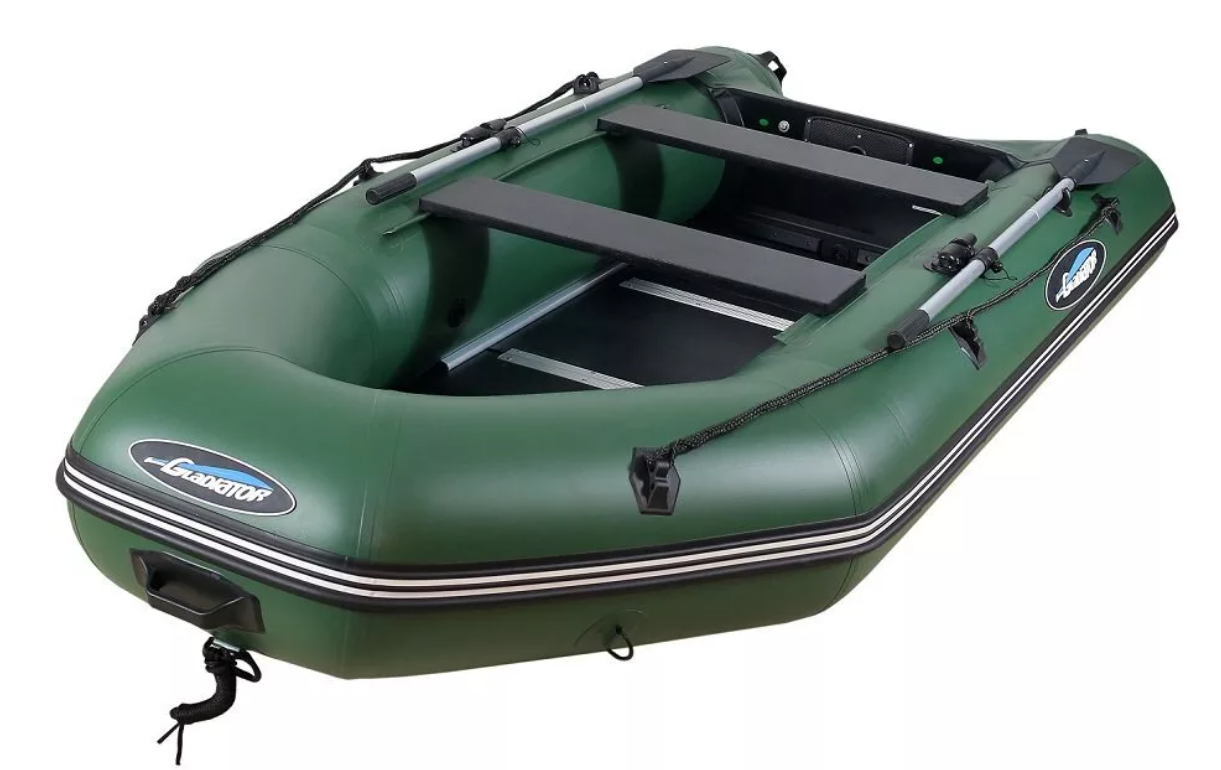 МОТОРНО-ГРЕБНАЯ ЛОДКА ПВХ GLADIATOR A 280 ТК С ФАНЕРНЫМ ДНОМ в Чите