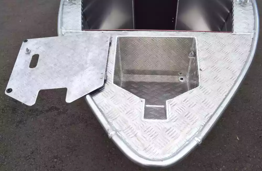 Алюминиевая лодка Wyatboat-390 DCM Увеличенный борт в Чите