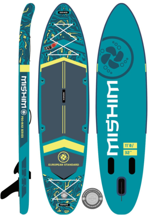 SUP (САП) Доска MISHIMO PRO-MAX Light Teal 11,6’ (355см) в Чите