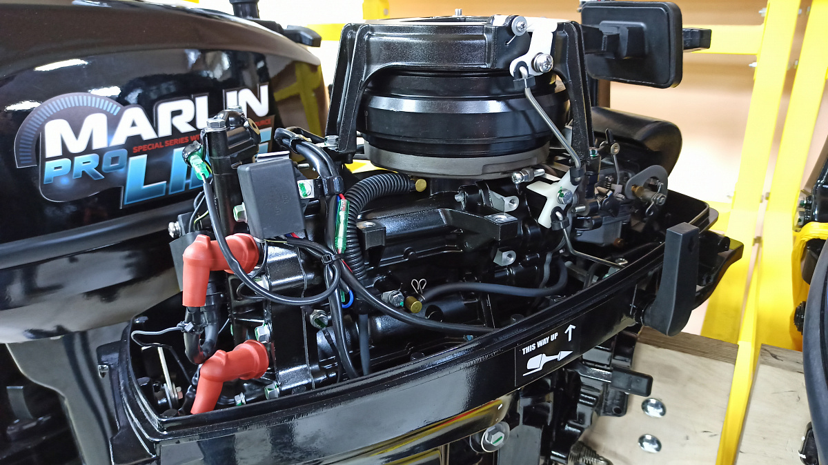 КОМПЛЕКТ Лодка MISHIMO PRO 350 + ЛОДОЧНЫЙ МОТОР MARLIN MP 9.9 (20) AMHS PRO в Чите