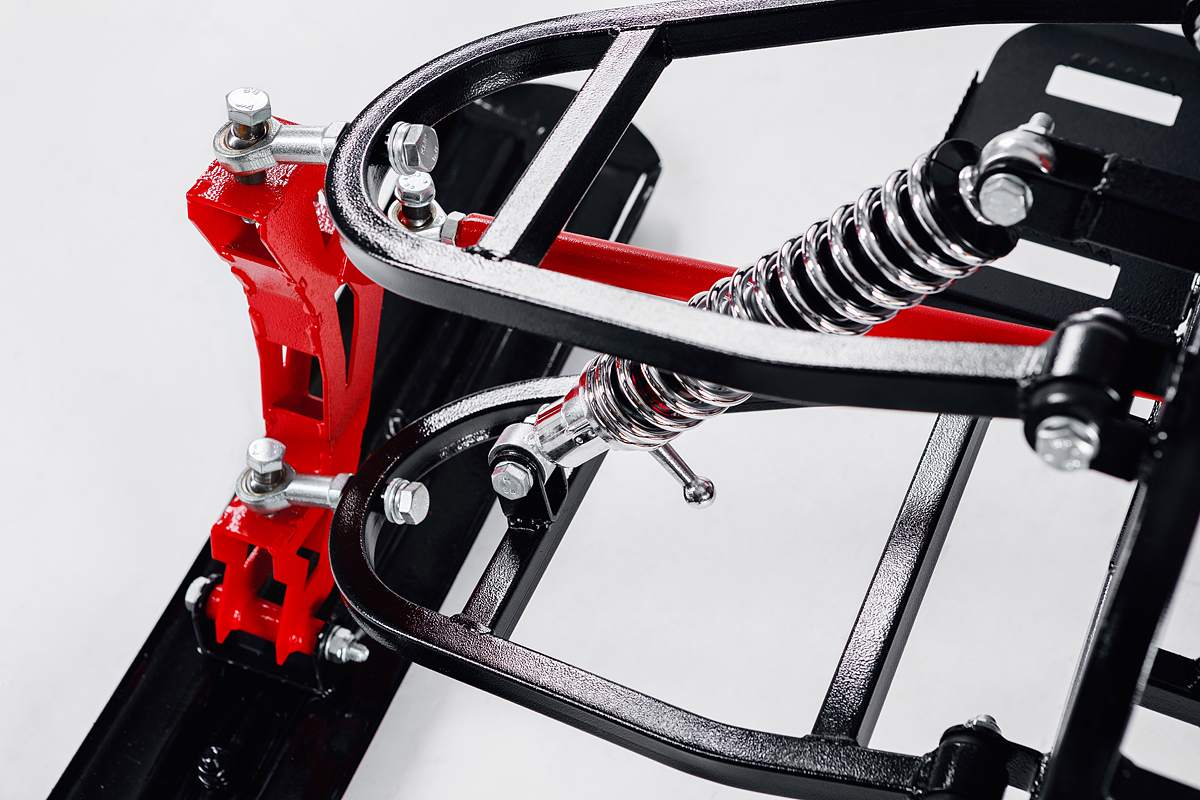 Лыжный модуль IKUDZO с подогревом ручек пластиковые лыжи в Чите