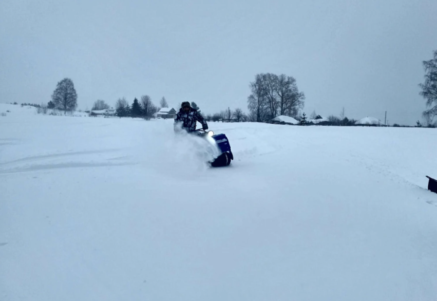 Мотобуксировщик Альбатрос-XLV 9 мини, тележки, 1250 мм в Чите