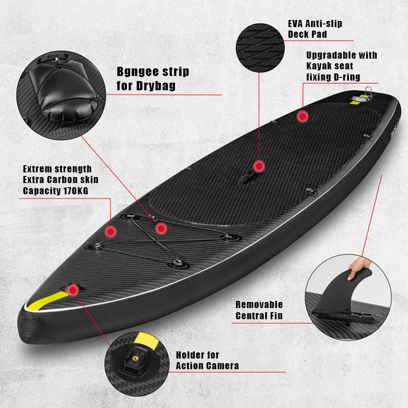 SUP (САП) ДОСКА MISHIMO CARBON DARKSIDE 11’ (335СМ) в Чите