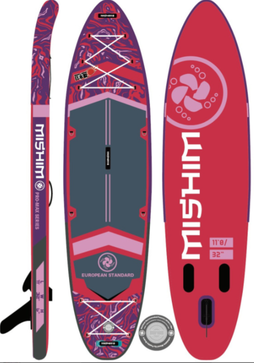 SUP (САП) Доска MISHIMO PRO-MAX Viva Magenta 10.8’ (330см) в Чите