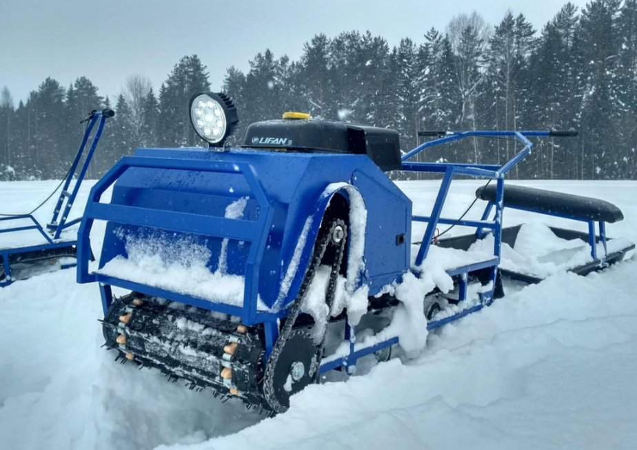 Мотобуксировщик Альбатрос-XLV 9 мини, тележки, 1250 мм в Чите