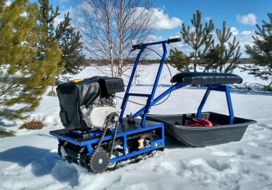 Мини-мотобуксировщик Альбатрос-М без фары в Чите