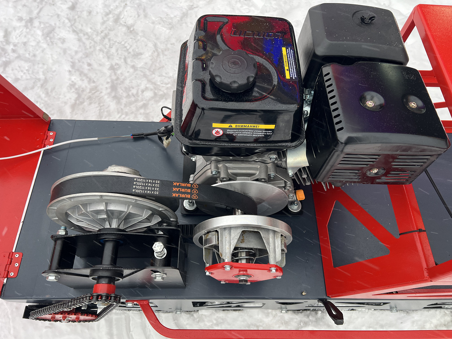 Мотобуксировщик EX-MOTO SNOWDOG S500 15л.с в Чите