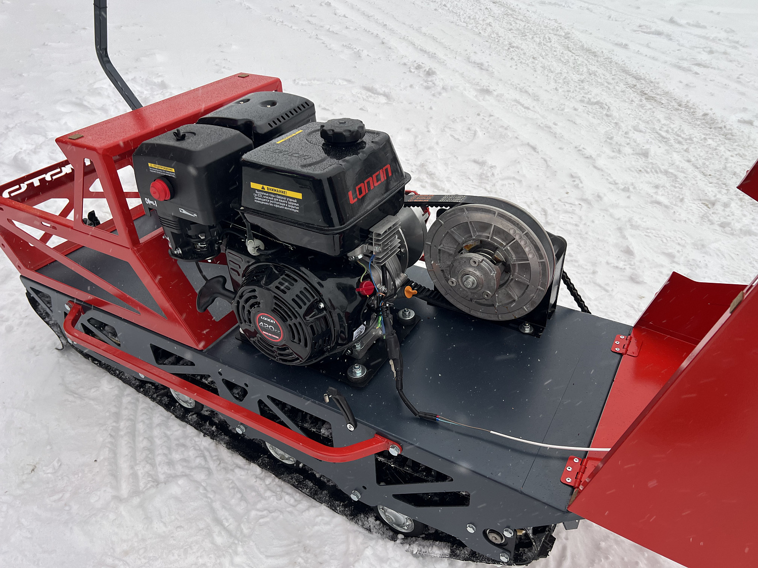 Мотобуксировщик EX-MOTO SNOWDOG S500 15л.с в Чите