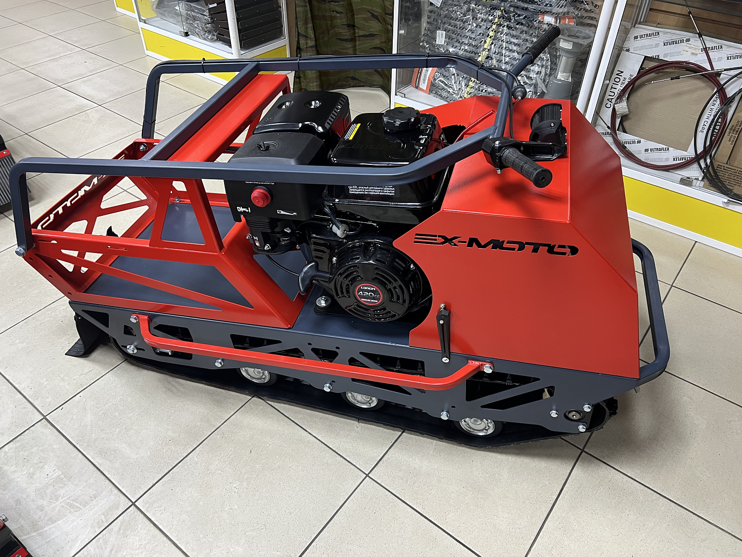 Мотобуксировщик EX-MOTO SNOWDOG S500 15л.с в Чите