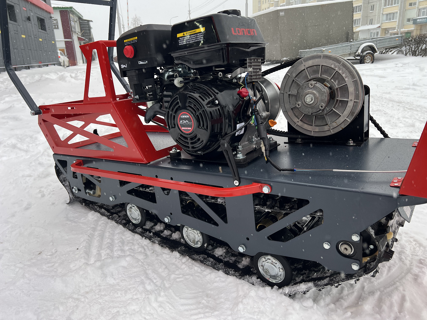 Мотобуксировщик EX-MOTO SNOWDOG S500 15л.с в Чите