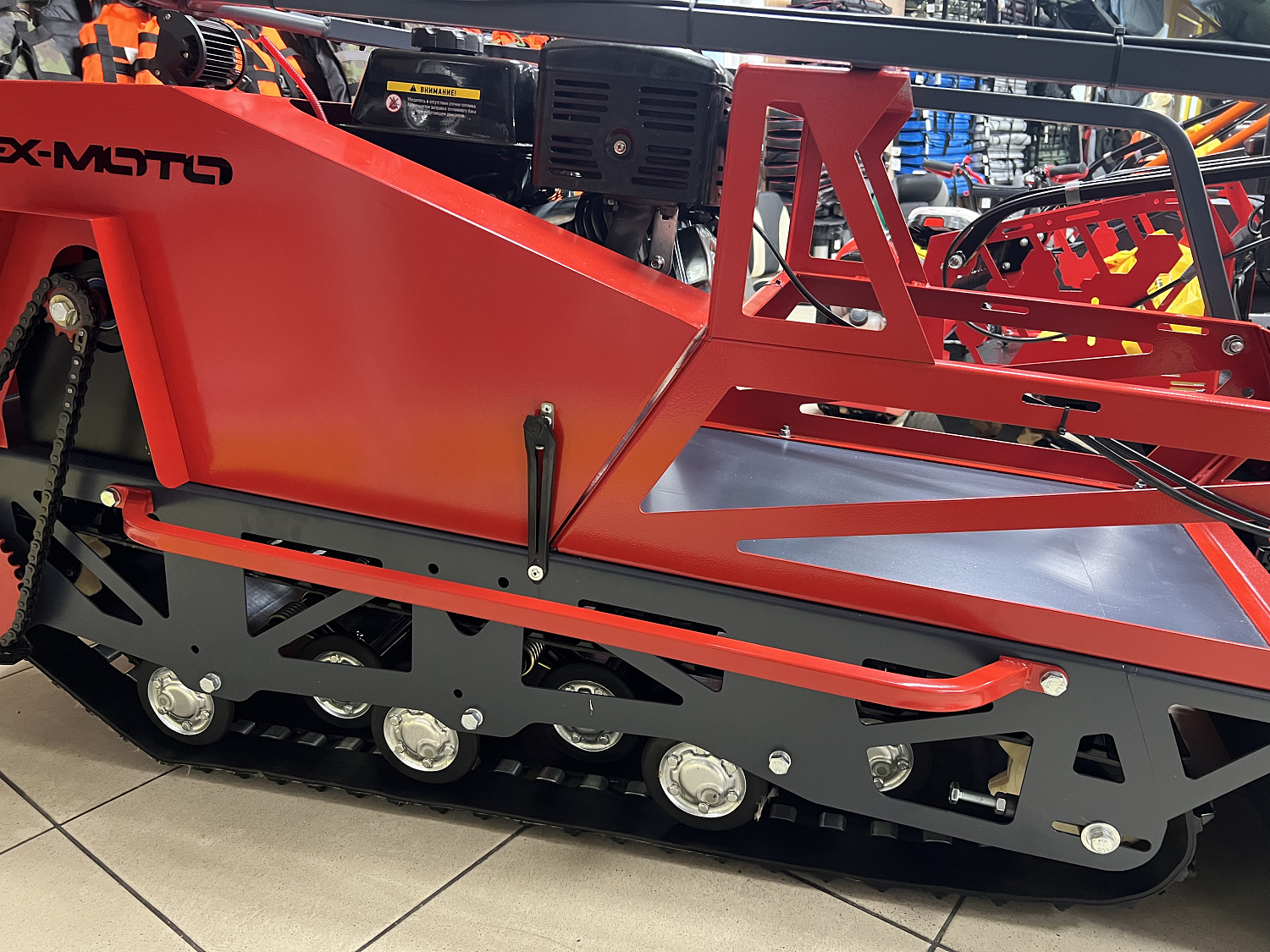 Мотобуксировщик EX-MOTO SNOWDOG S500 15л.с в Чите