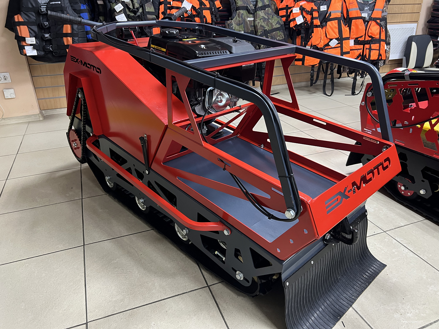 Мотобуксировщик EX-MOTO SNOWDOG S500 15л.с в Чите