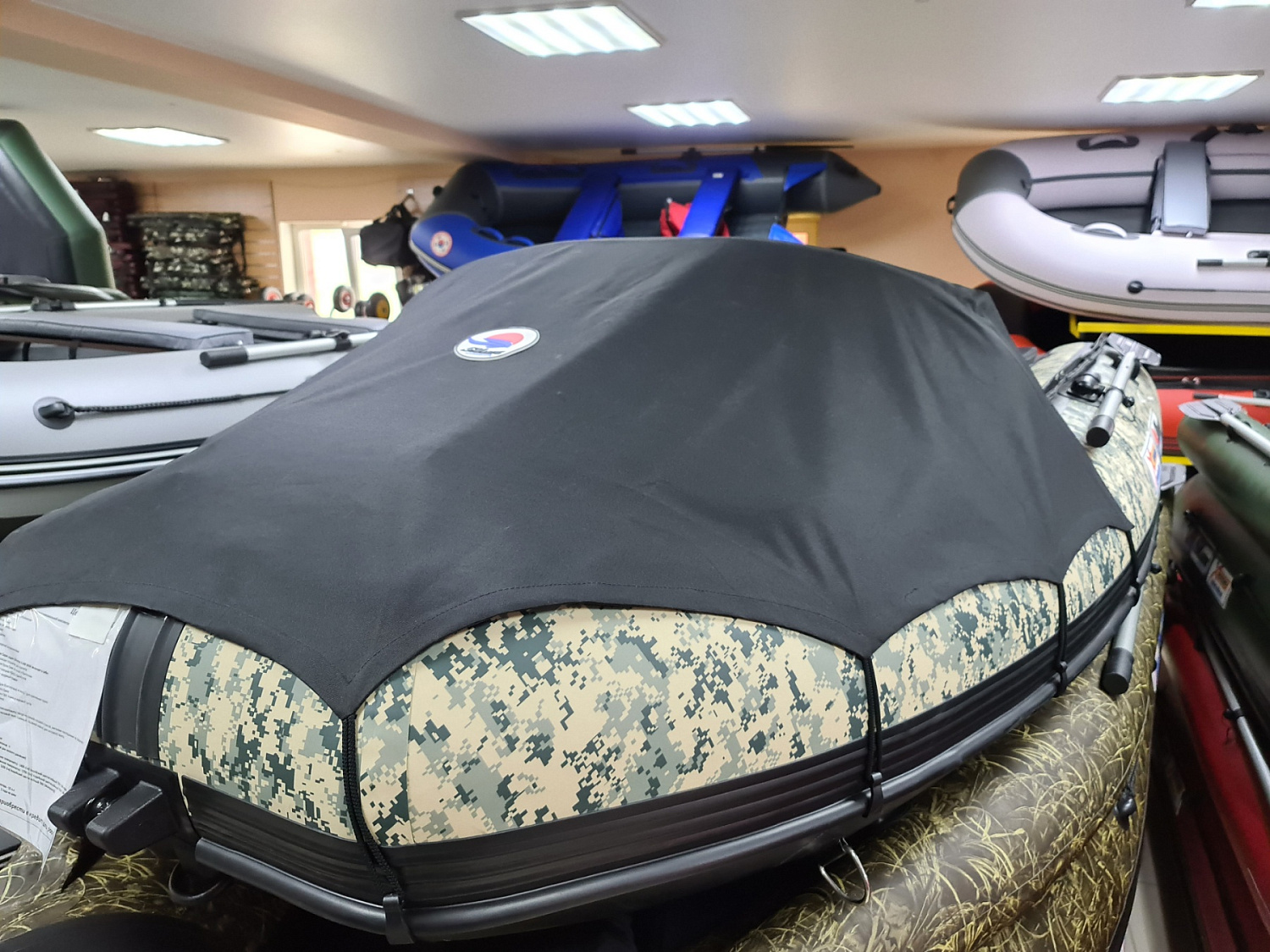 КОМПЛЕКТ НОСОВОГО ТЕНТА К ЛОДКЕ SMARINE AIR MAX 360 ЧЕРНЫЙ в Чите